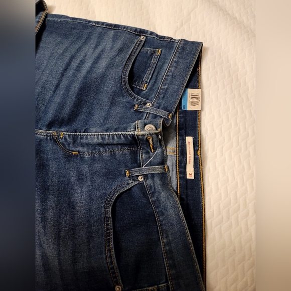 2 pants size 31/ 12  regular  color  blue gap end Levi's - Picture 4 of 6